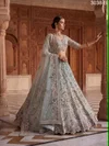 3038 A and B Premium Net Embroidery Designer Lehenga Choli
